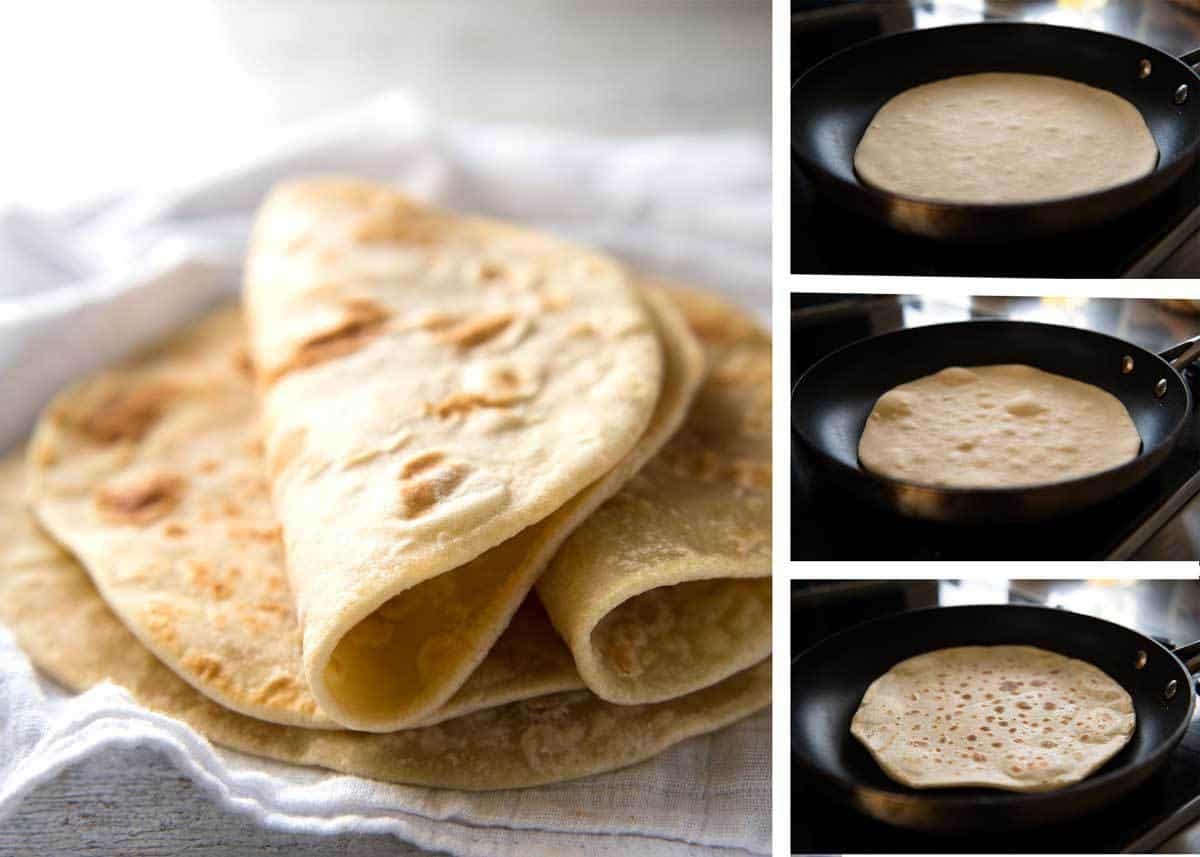This flatbread recipe is made without yeast, yet is soft and pliable and wonderfully moist. recipetineats.com