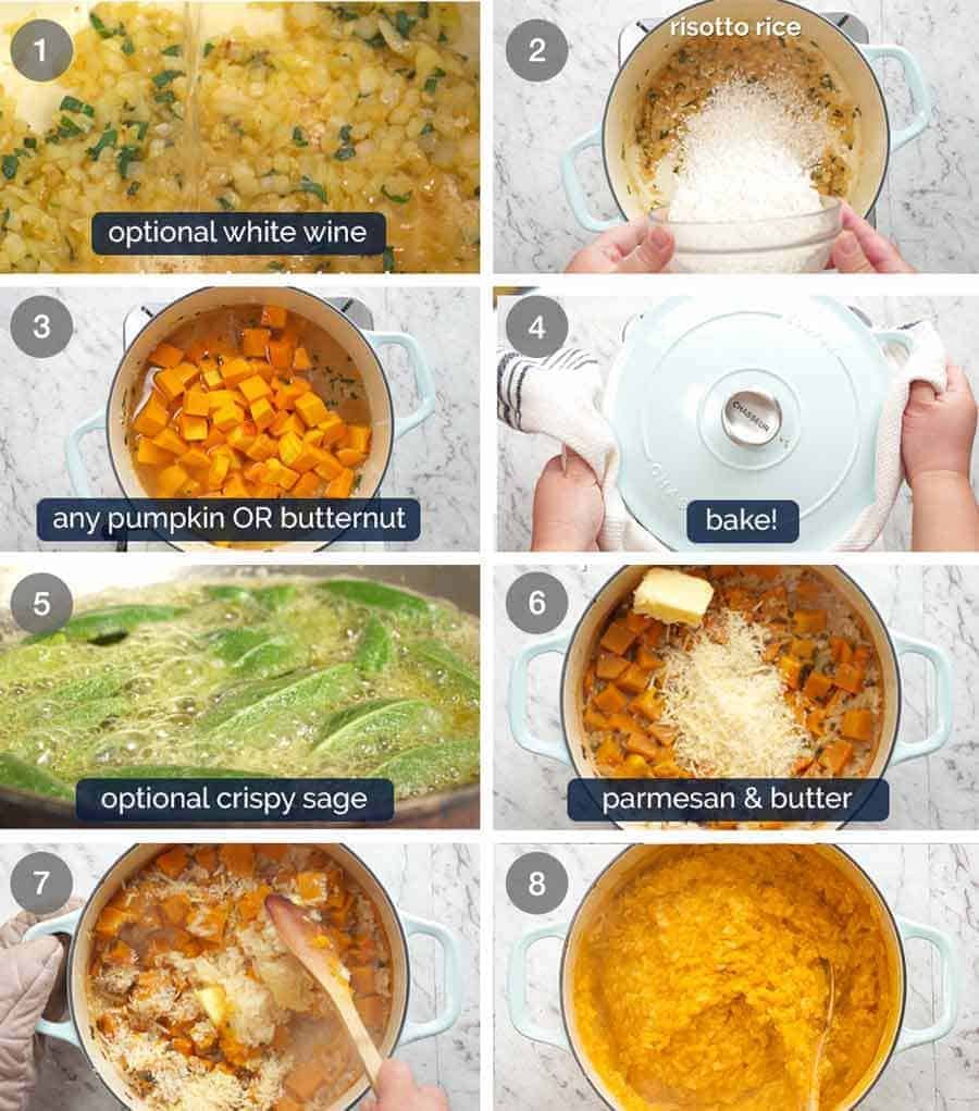 How to make Baked Pumpkin Risotto