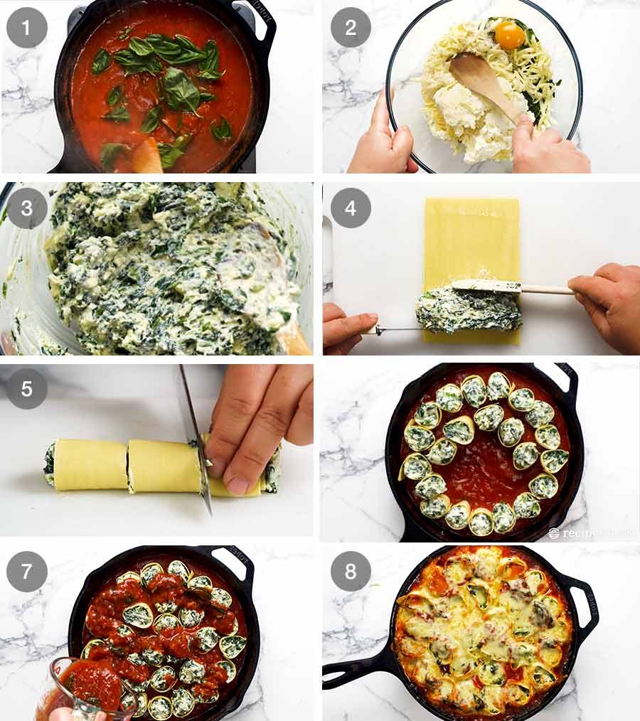 How to make Spinach and Ricotta Rotolo