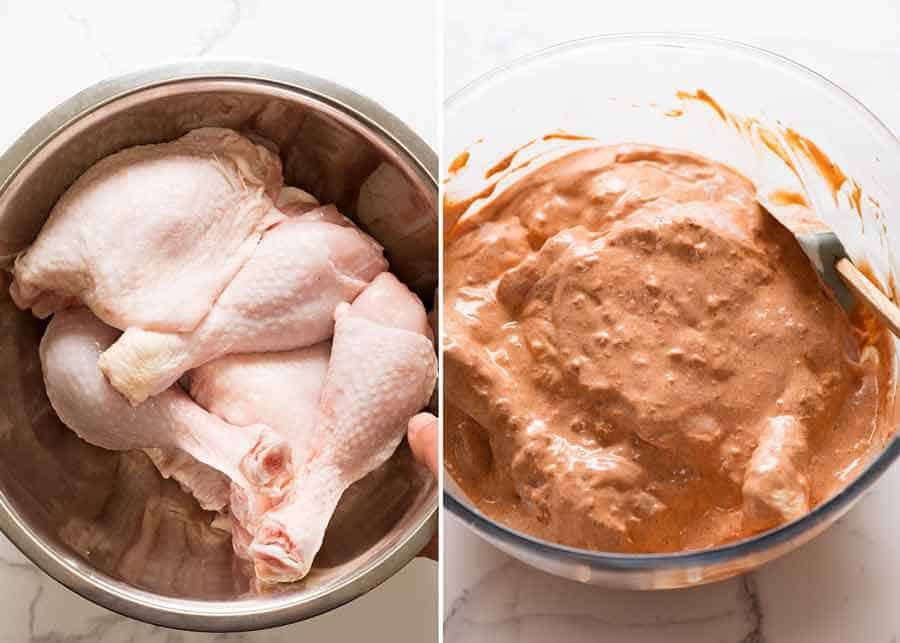 Chicken in Tandoori Chicken Marinade