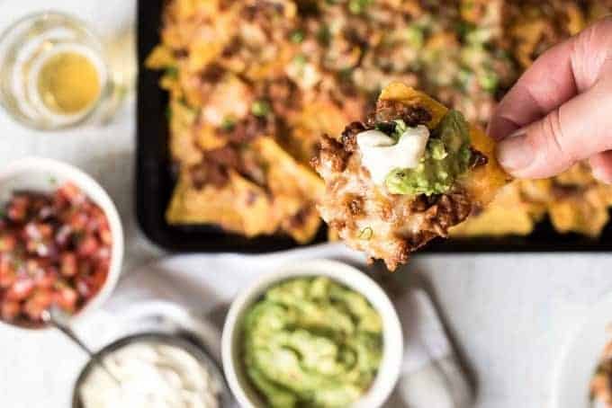 Ripper Beef Nachos - The secret to the ultimate nachos is a 5 ingredient, 5 minute Nachos Cheese sauce!