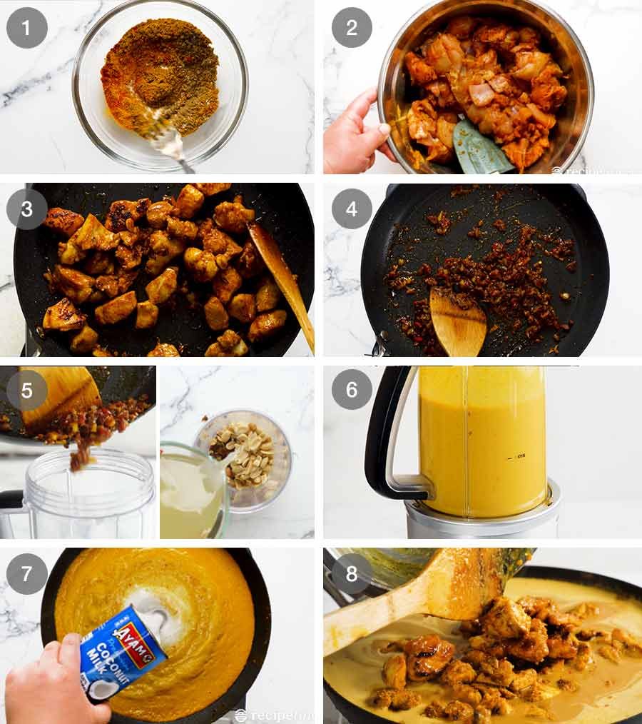 How to make Chicken Satay Curry (Malaysian)