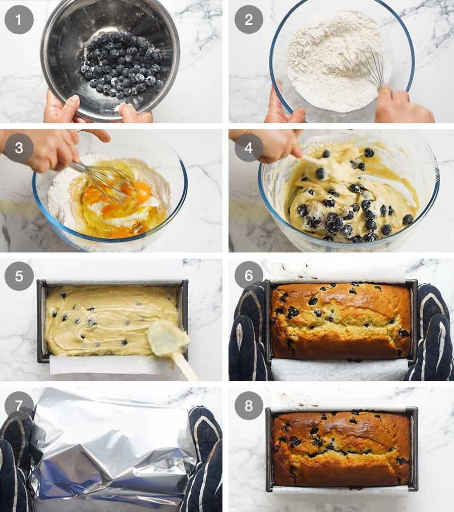 How to make Blueberry Lemon Loaf