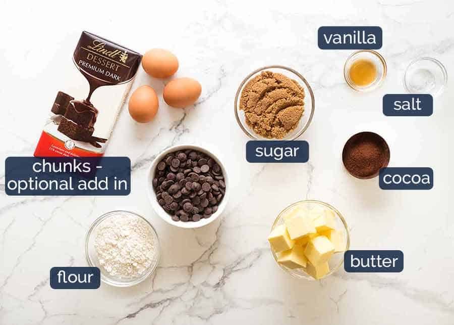 What makes a good brownie - less flour, more butter and chocolate