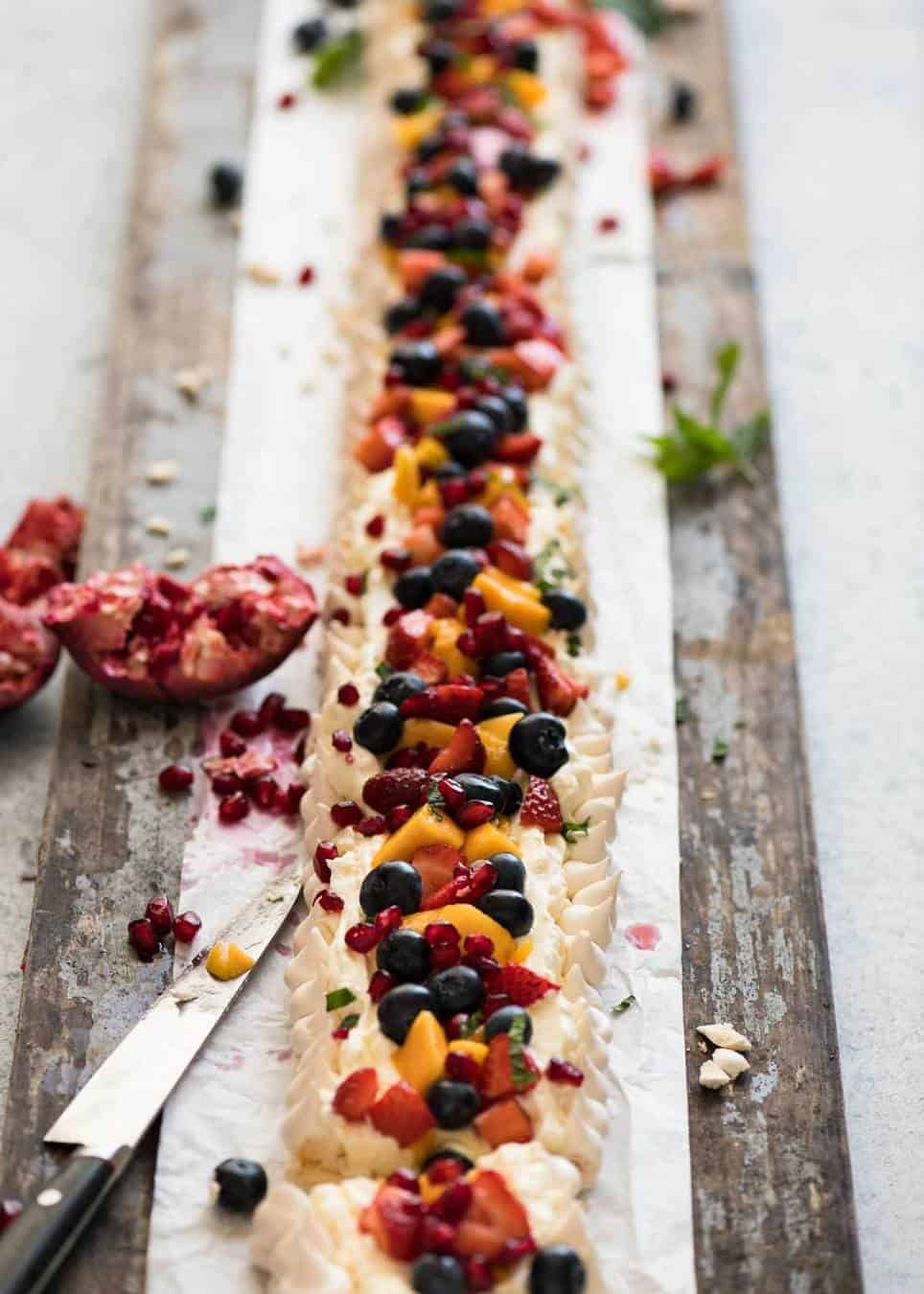 Never Ending Meringue Tart www.recipetineats.com