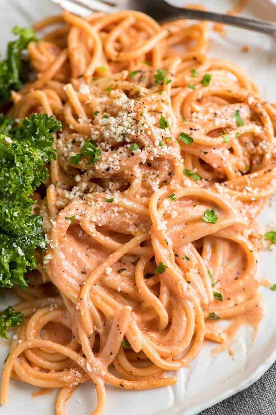 Pasta with Creamy Tomato Sauce