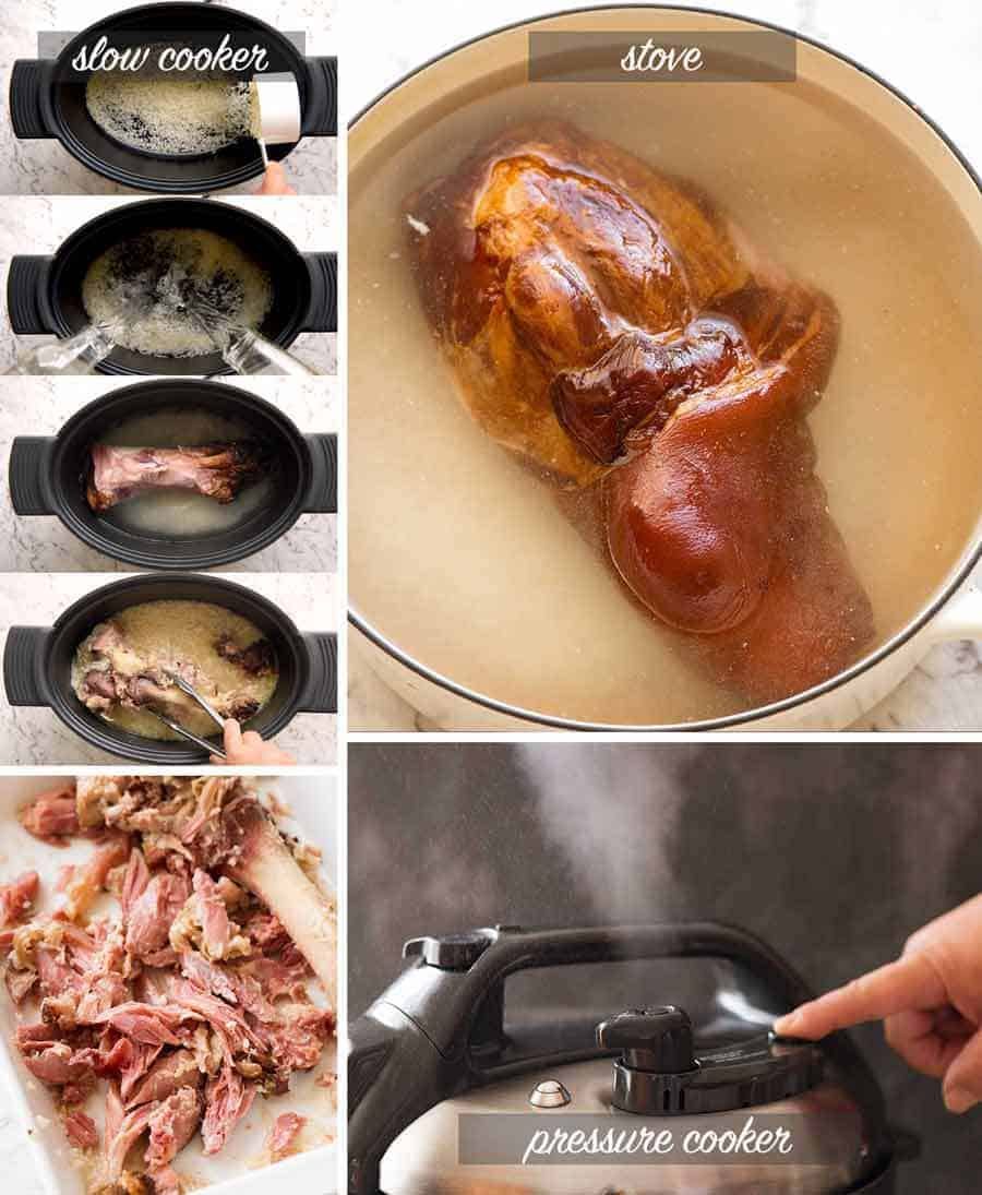 How to make Chinese Ham Bone Rice Soup aka Congee