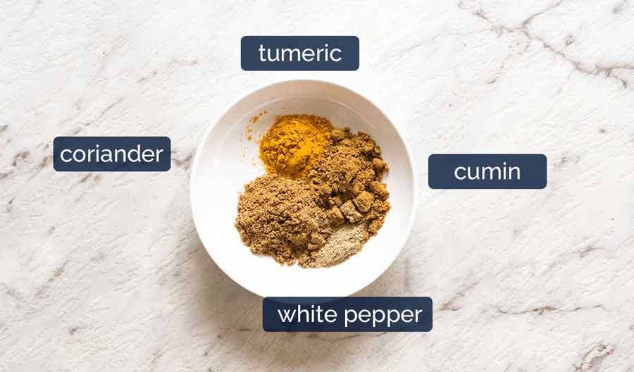 Spices for Green Curry Paste