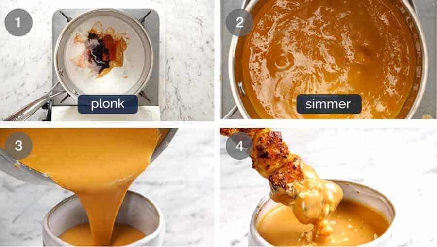 How to make Thai peanut sauce