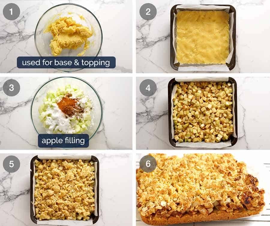 How to make Apple Crumble Bars