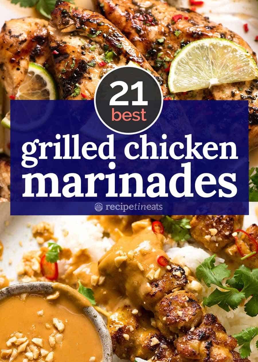 BEST Grilled Chicken marinades