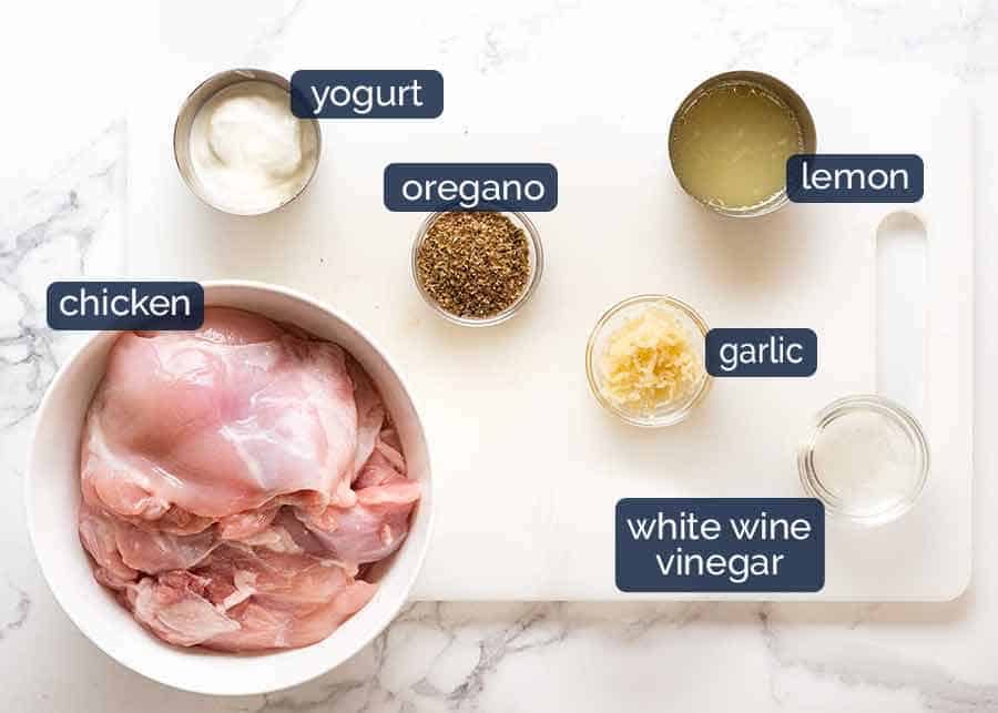 What goes in Greek Chicken Gyros marinade