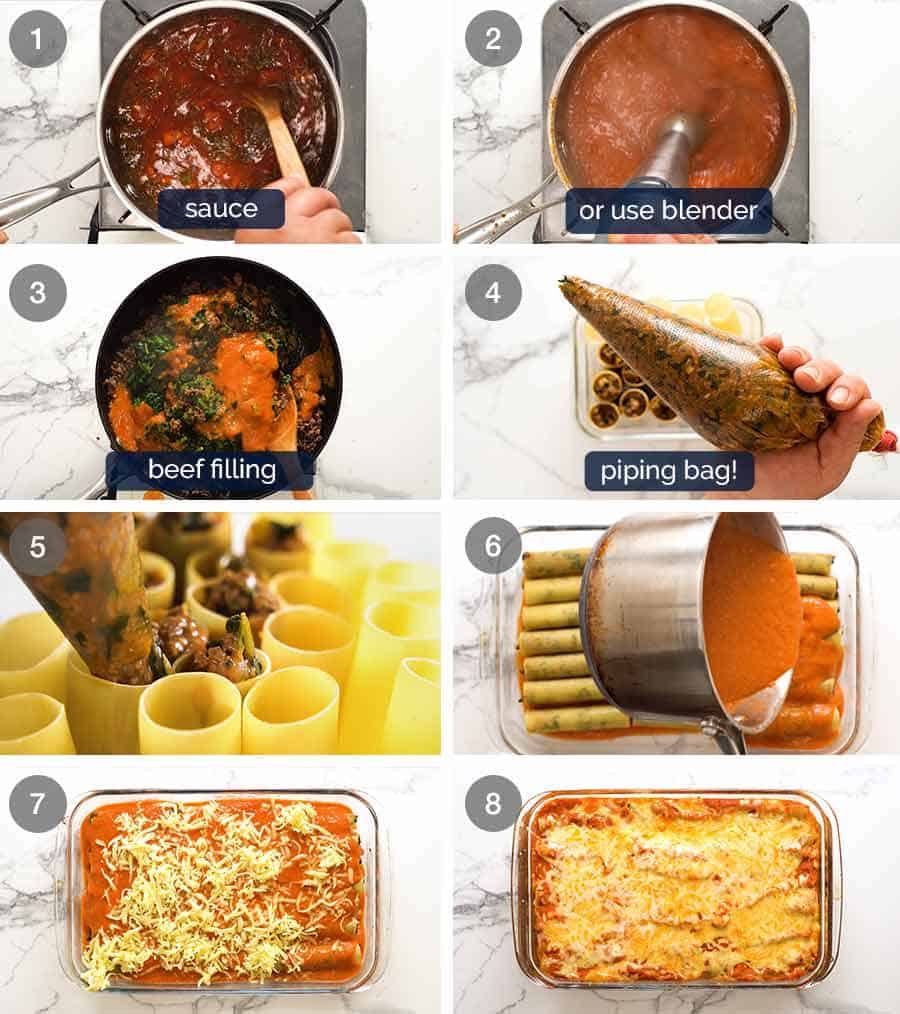 How to make Beef Cannelloni