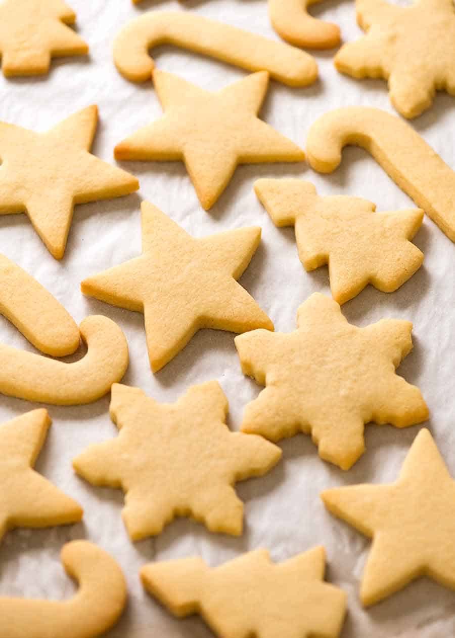 Photo of plain sugar cookies with no frosting