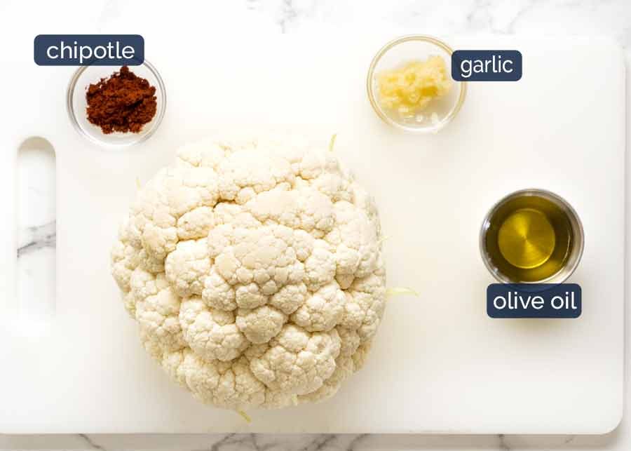 Ingredients in Chipotle Lime Roasted Cauliflower