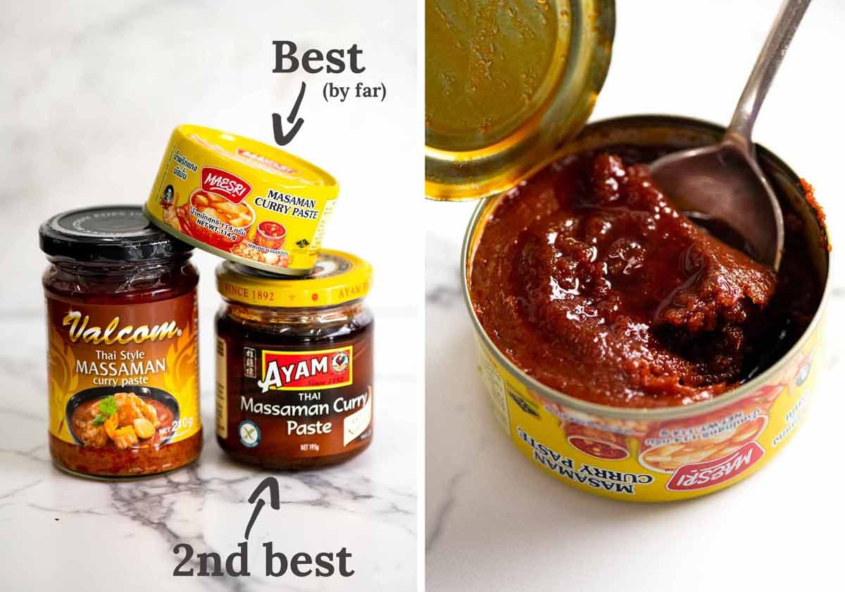 Best store bought Massaman curry paste