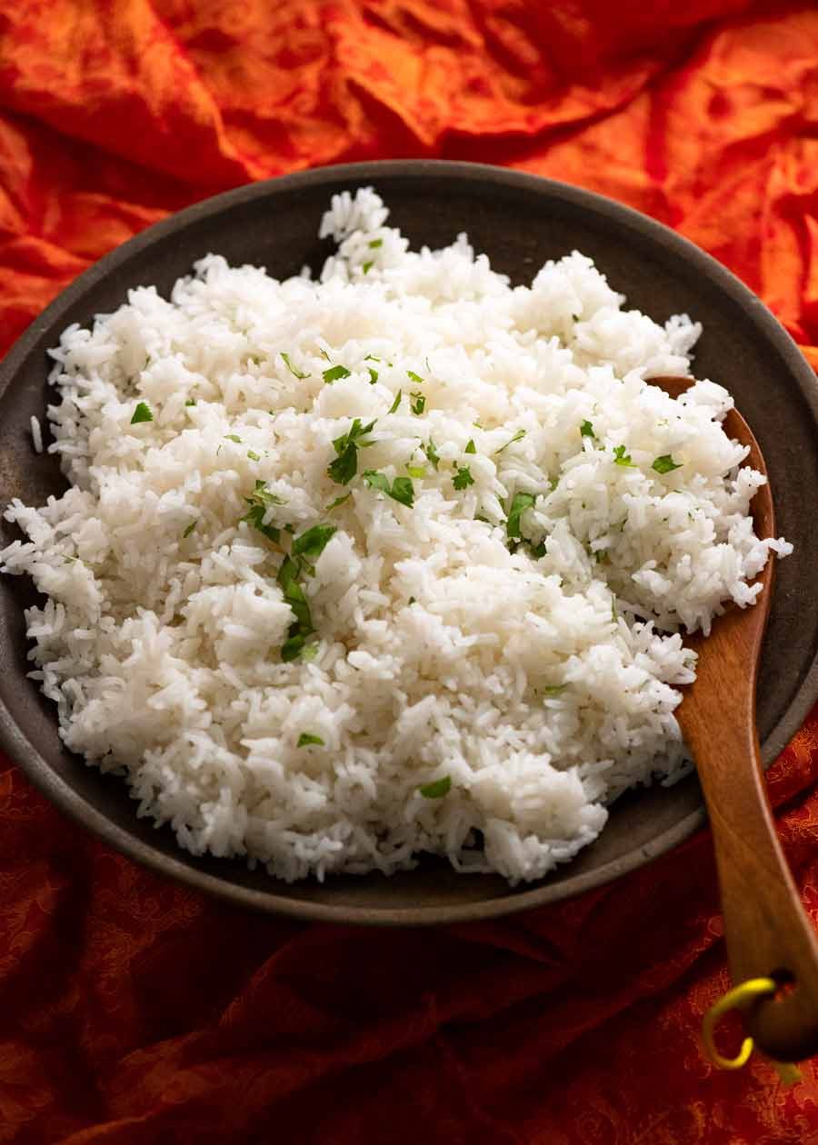 Plate of Jasmine Rice