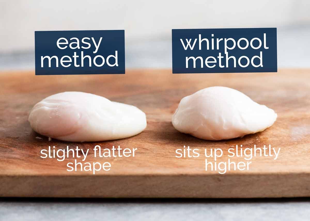 Comparison of easy method vs whirlpool method