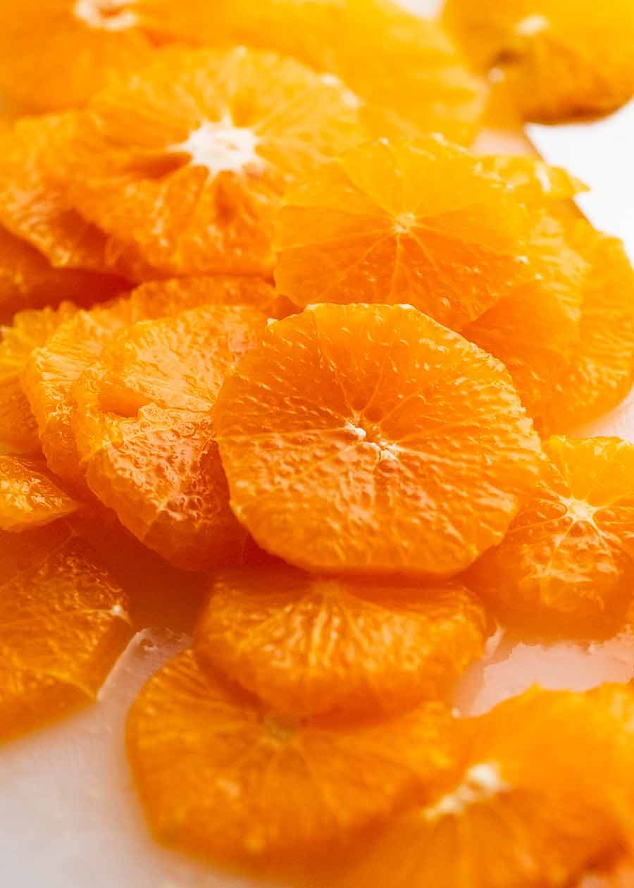Slices of oranges