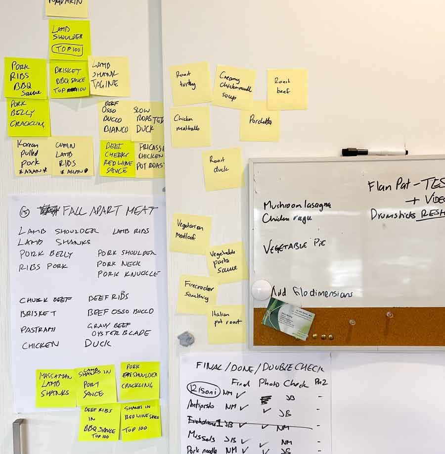 Making of a cookbook