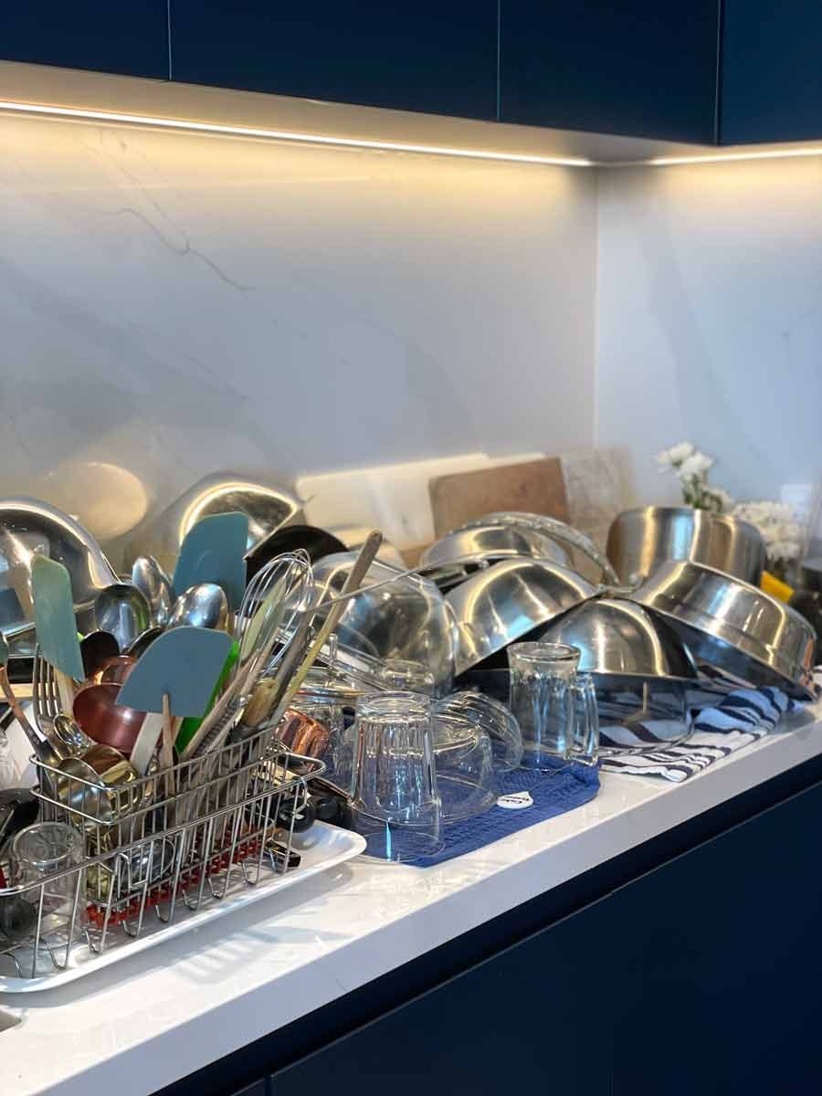 Lots of dirty dishes