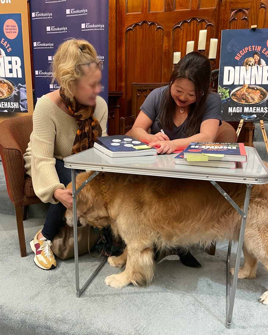 Dozer at Kinokuniya book tour event