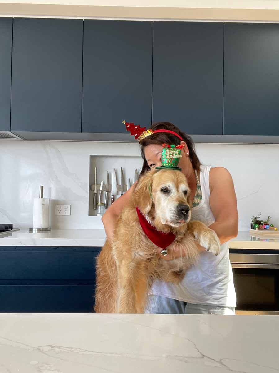 Nagi Dozer Christmas selfie 2022