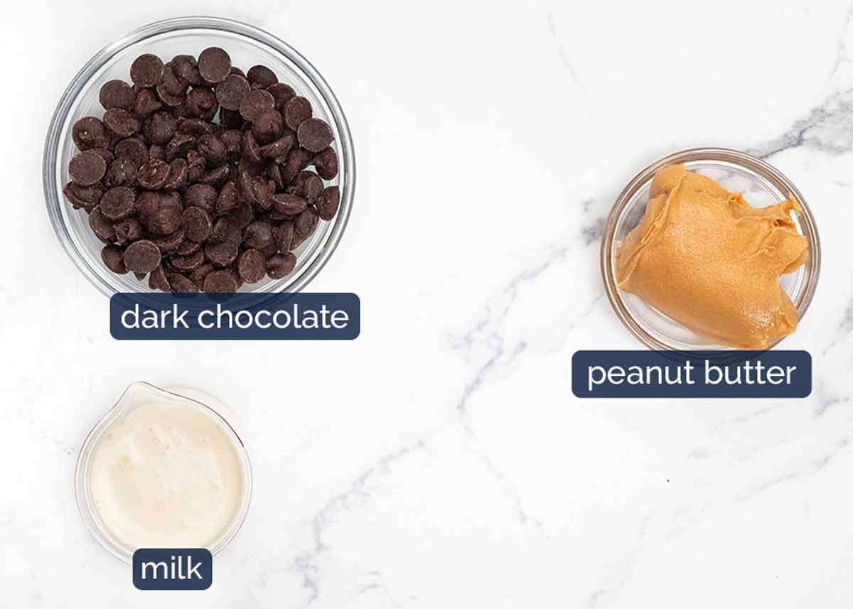 Chocolate peanut butter cake ingredients
