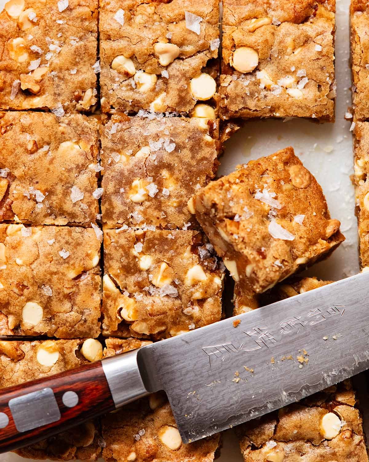 Close up of Blondies