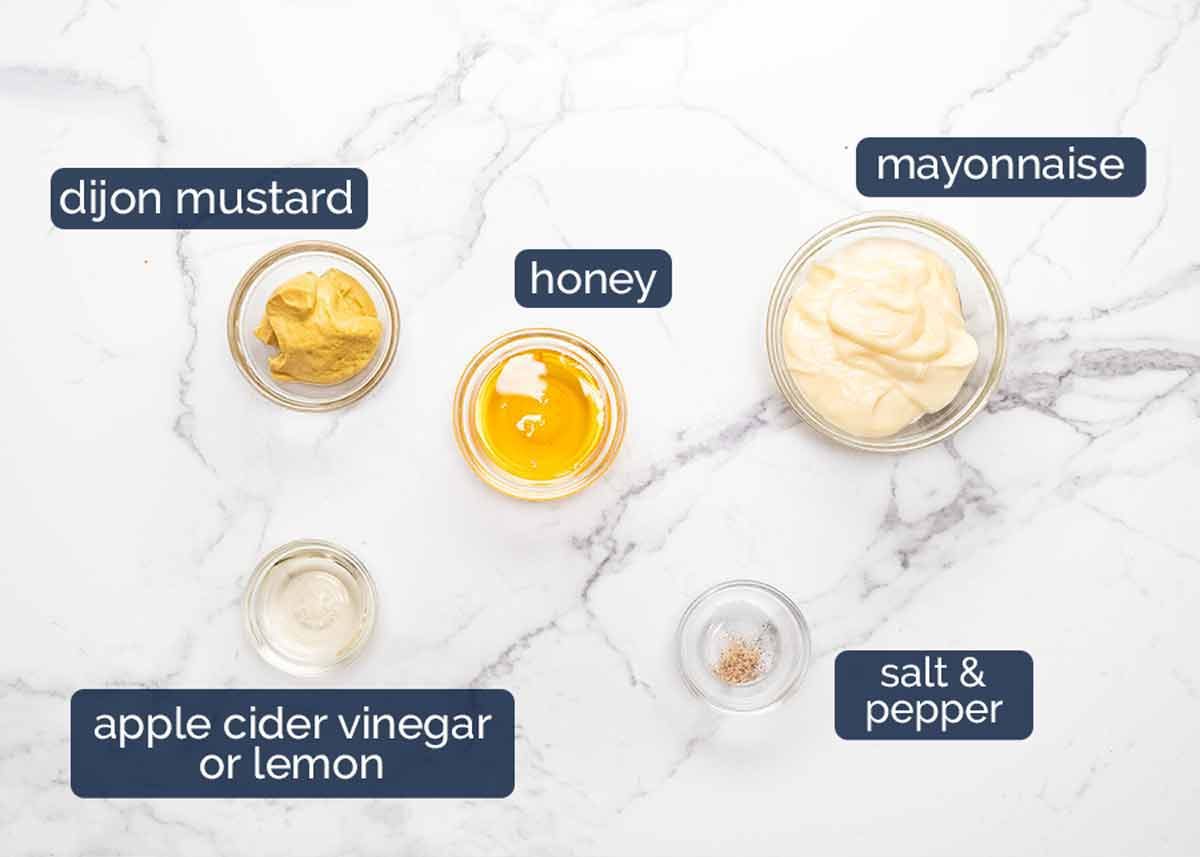 Honey mustard dipping sauce