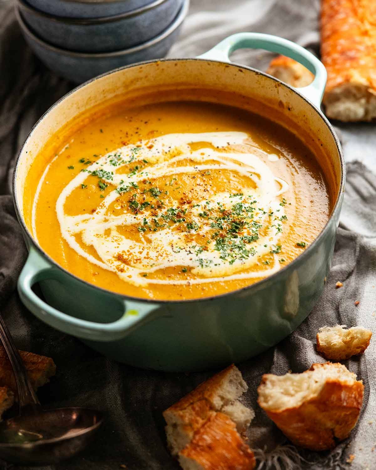 Creamy Harvest Root Vegetable Soup