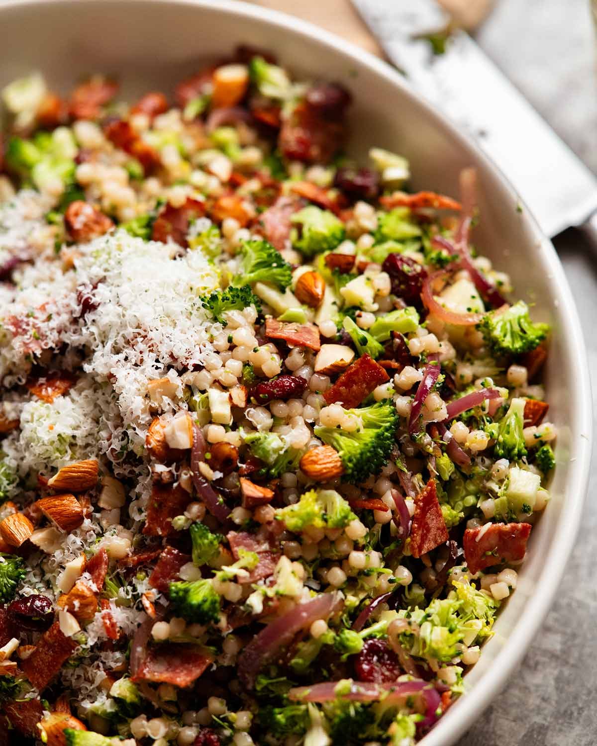Broccoli Pearl Crunch Salad