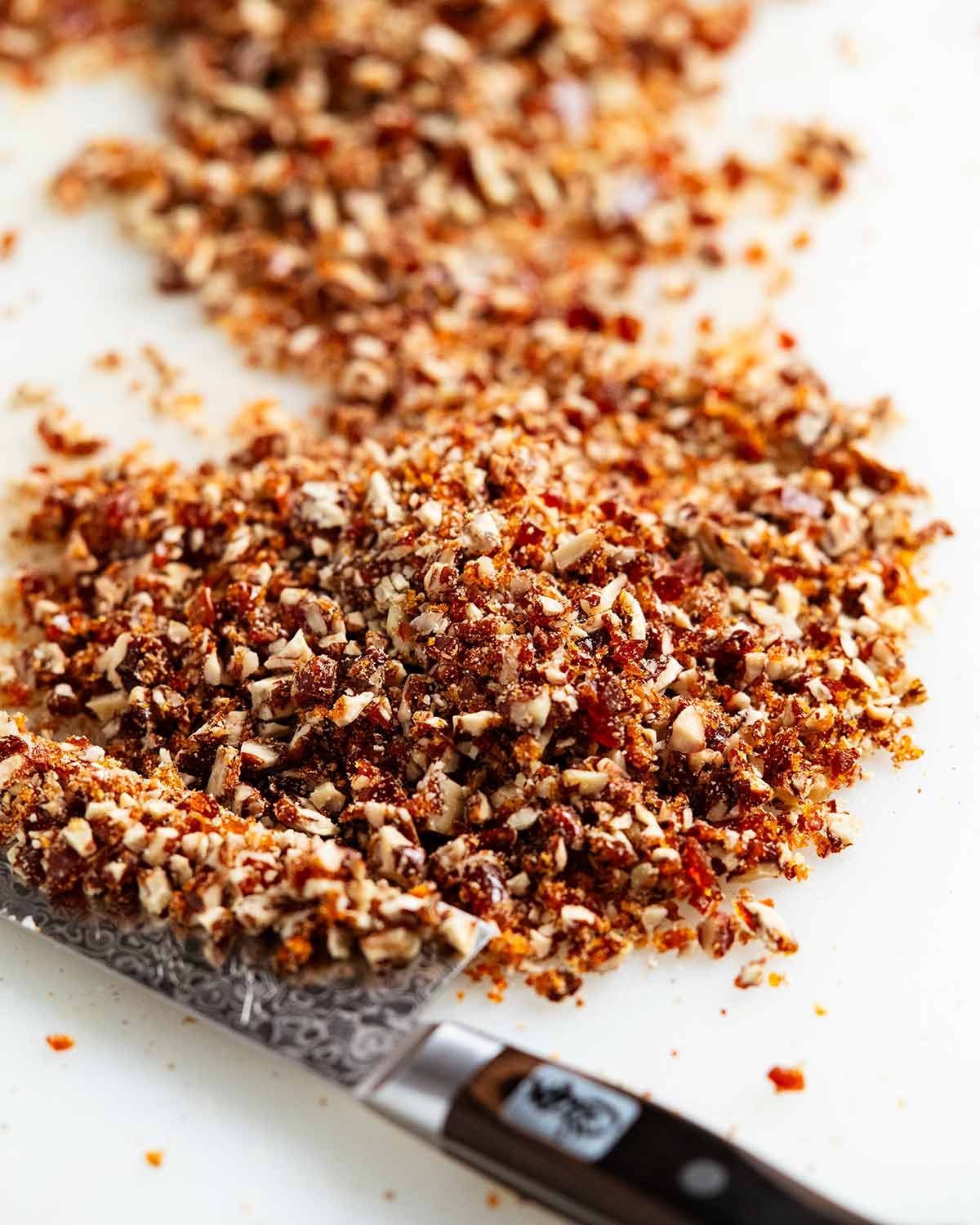 Toffee Pecan Cream Cheese Pumpkin Layer Cake