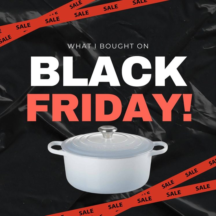 Kitchenware I bought on Black Friday 2025