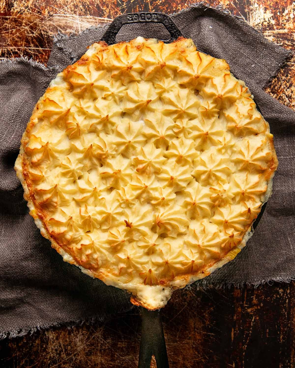French fish pie