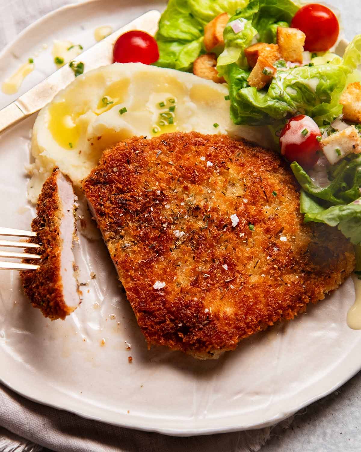 French Pork Schnitzel - Herbs de Provence