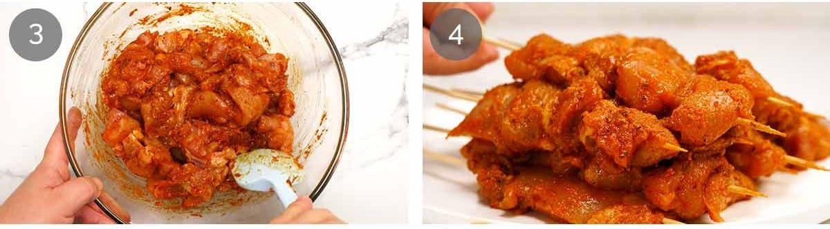 How to make Kebab Shop Chicken Skewers