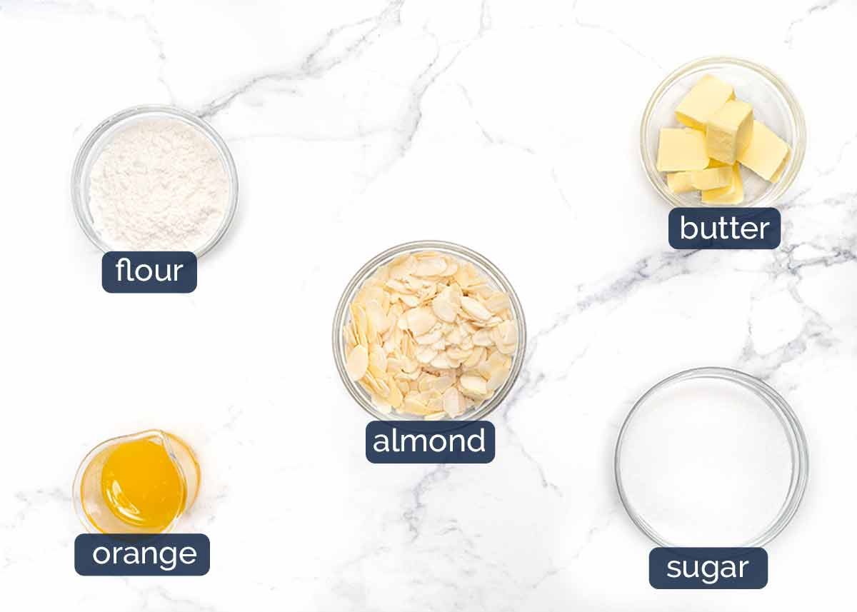 Lace tuiles ingredients