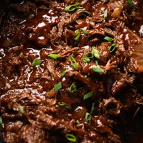 Easy Slow Cooker BBQ Shredded Beef