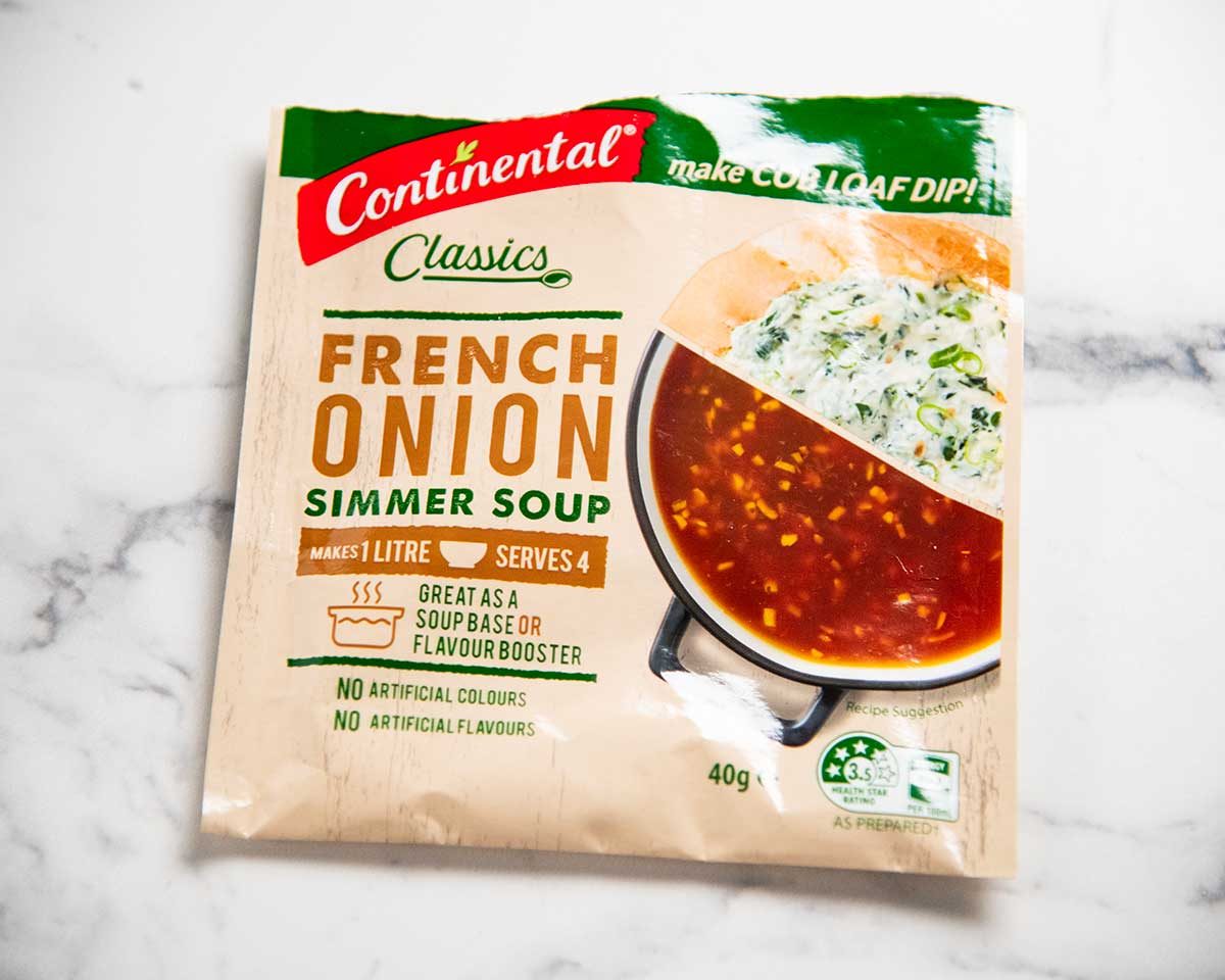 Spinach French Onion Cob Dip