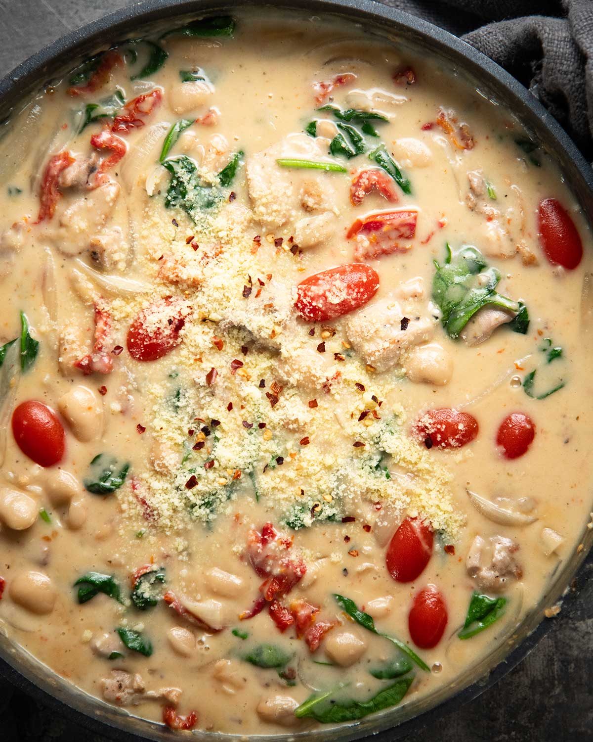 Tuscan Chicken Stew