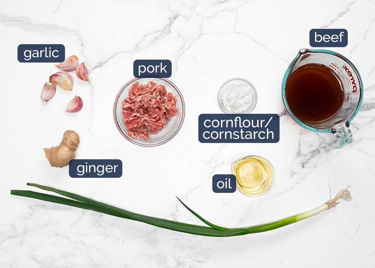 Ingredients in Mapo Tofu